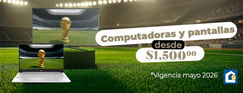 Computadoras y pantallas desde $1,500