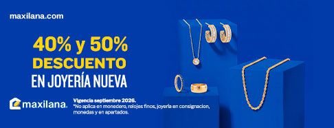 Joyería nueva hasta con un 40% y 50% de descuento.