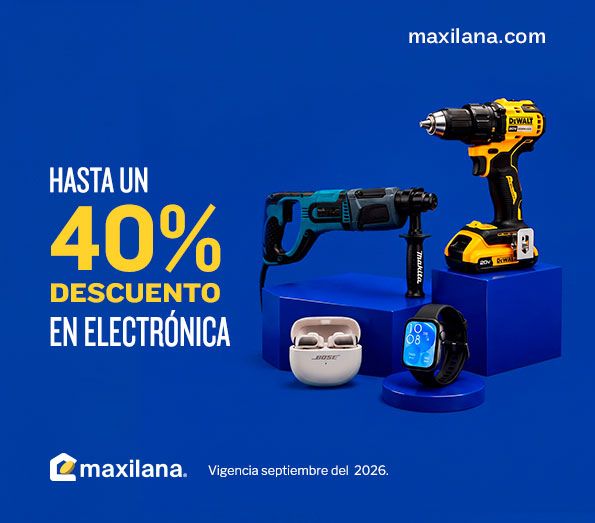 Hasta un 40% en electrónica